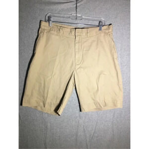 Mens Polo Ralph Lauren shorts Khaki Shorts Missing Button Casual Long Length